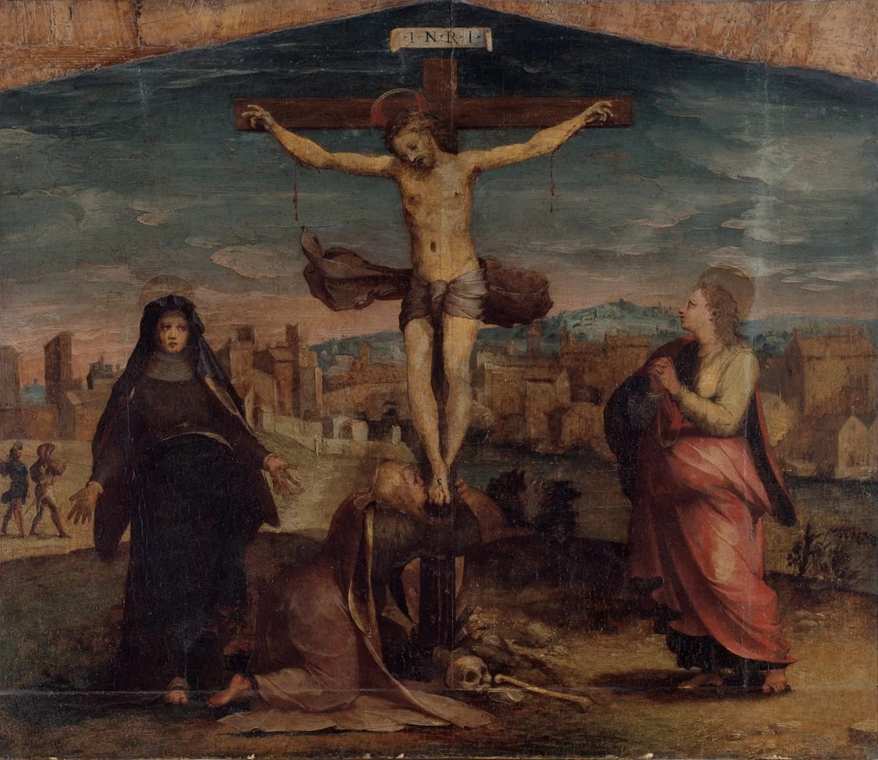 Perin del Vaga - 103, La crocifissione, San Michele Arcangelo, Celle Ligure